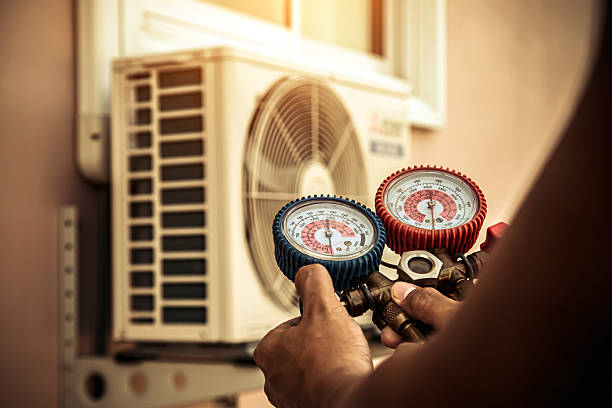 Professional Ductwork Repair technician working in Darlington, WI